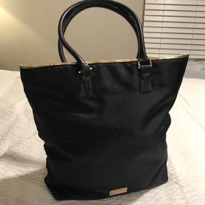 Black Versace Parfums Tote